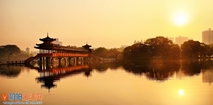 再拍湖心亭