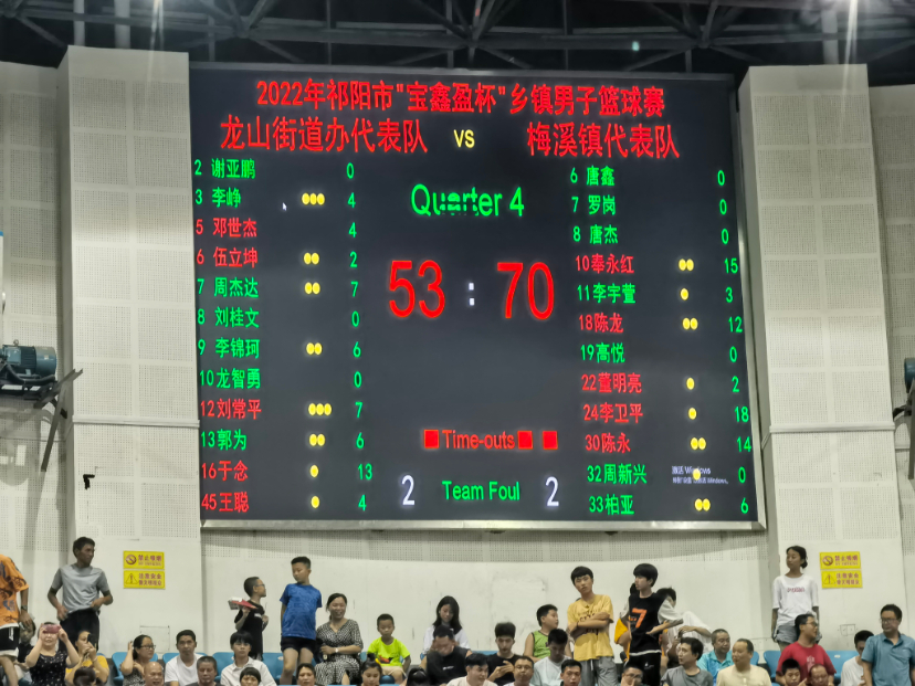 热烈祝贺梅溪队获得2022年祁阳市乡镇篮球比赛冠军