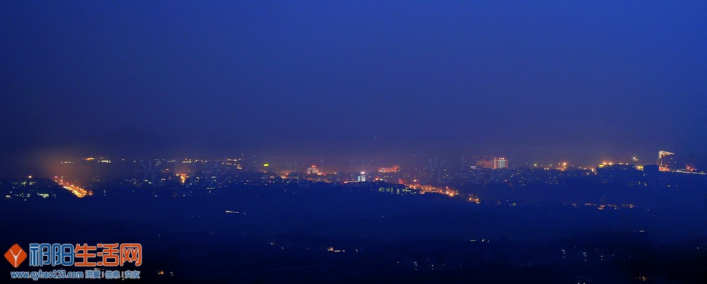 祁阳县城夜景